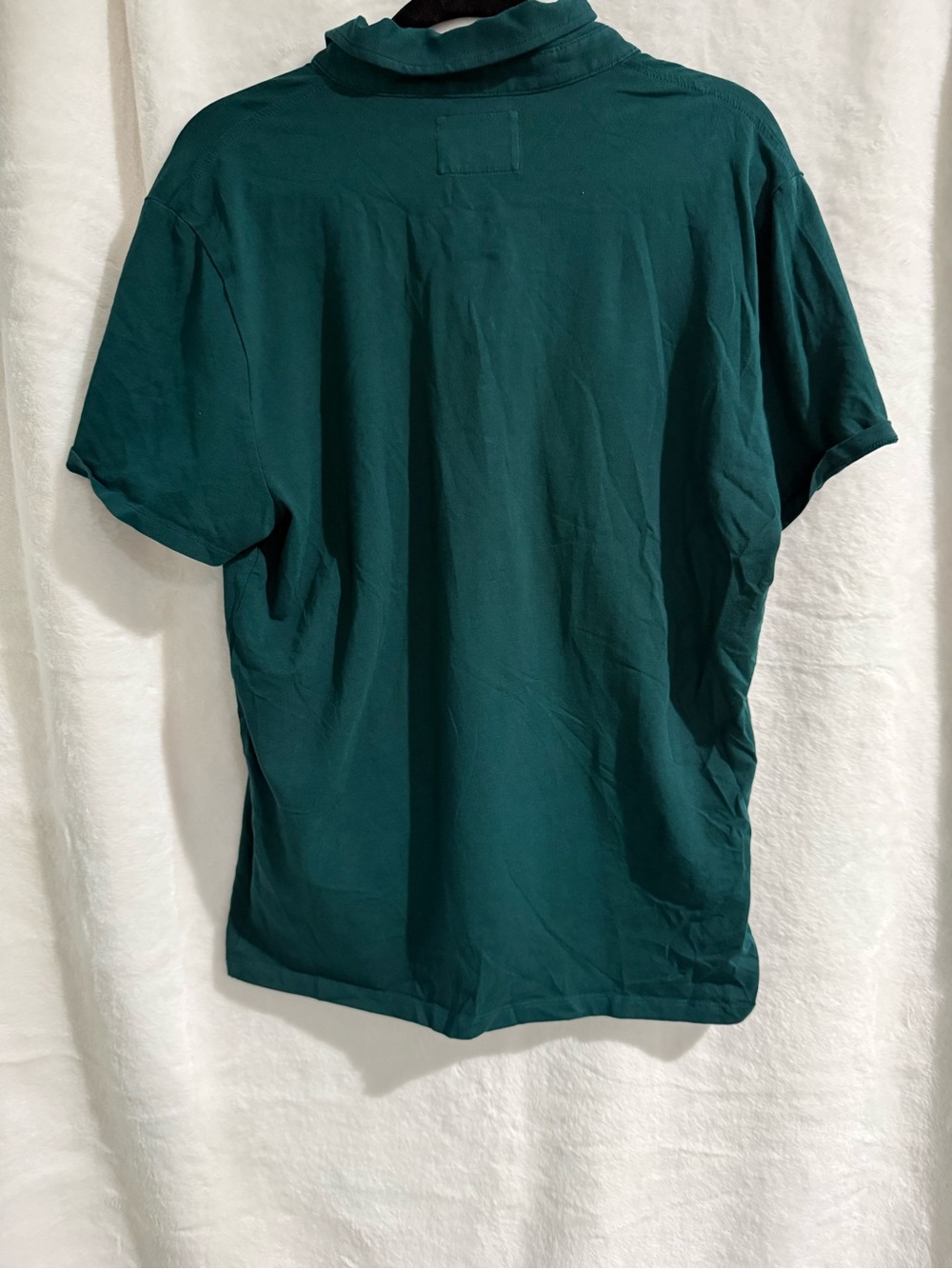 Express Men’s Dark Teal Polo Shirt - Picture 3 of 3